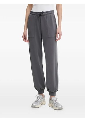 Ea7 Emporio Armani drawstring logo trousers - Grey