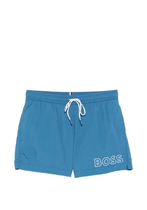 BOSS Mooneye logo swim shorts - Blue