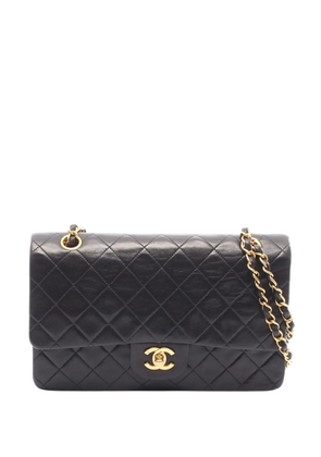 CHANEL Pre-Owned 1994-1996 Medium Classic Lambskin Double Flap shoulder bag - Black