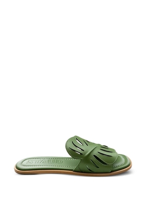 STAUD cutout palm sandals - Green