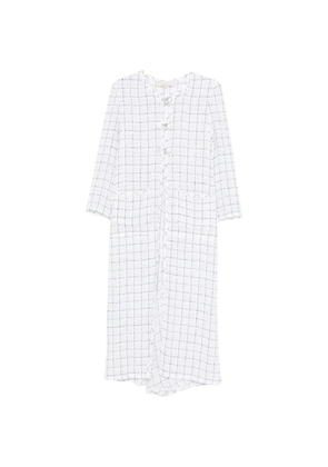 LIBEROWE check-pattern coat - White