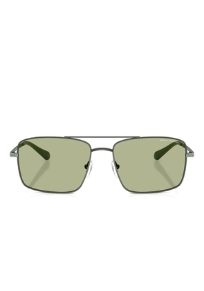 Armani Exchange rectangle-frame sunglasses - Green
