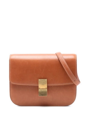 Celine Pre-Owned 2019 Medium Calfskin Classic Box crossbody bag - Brown