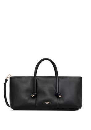 TWINSET knot handle cross body bag - Black