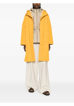 Osklen hooded rain coat - Yellow