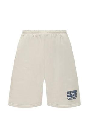 Willy Chavarria side-pocket drawstring shorts - White