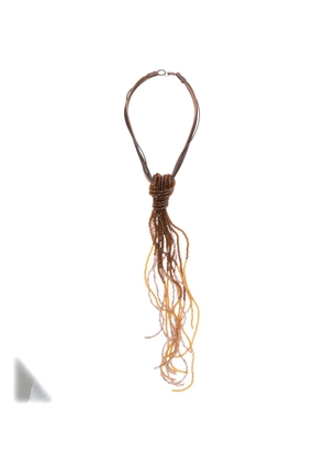 Antonelli Tessa beaded necklace - Brown