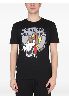 Alpha Industries graphic T-shirt - Black