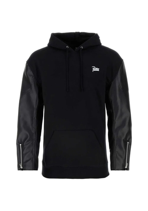 Junya Watanabe MAN x Patta quilted-sleeve hoodie - Black