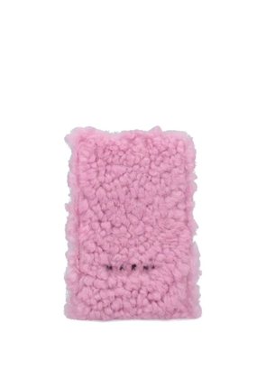 Marni logo-detail phone case - Pink