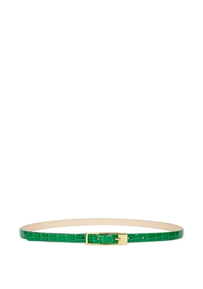 Paul Smith crocodile-effect buckle belt - Green