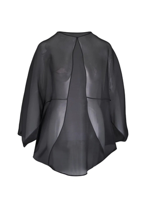 Peter Cohen silk cape - Black