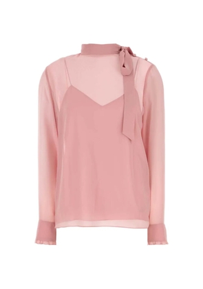Gucci tie-neck blouse - Pink