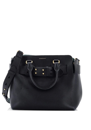 Burberry Pre-Owned Belt Leather Medium tote bag - Black