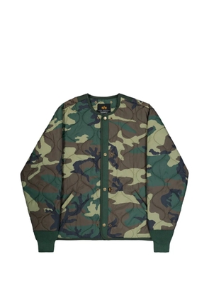 Alpha Industries camouflage quilted jacket - Green