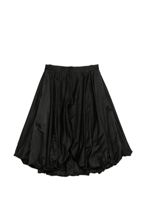 Balenciaga gathered midi skirt - Black
