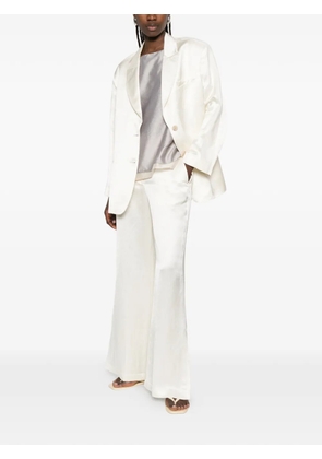 PANICALE peak-lapel blazer - White