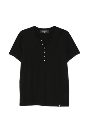 Patrizia Pepe buttoned T-shirt - Black