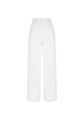 PANICALE wide-leg trousers - White
