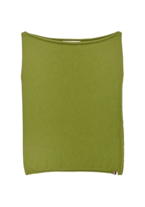 extreme cashmere Breeze boat-neck top - Green