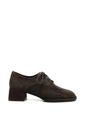 ADRIANNA FERETTI suede derby shoes - Brown