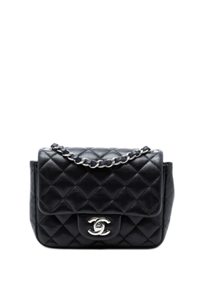 CHANEL Pre-Owned 2016-2017 Mini Square Classic Lambskin Single Flap crossbody bag - Black