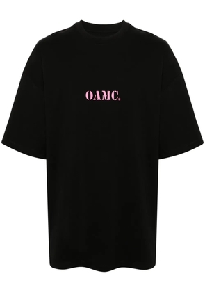 OAMC logo-print cotton T-shirt - Black
