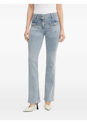 Morgan pocket flared jeans - Blue
