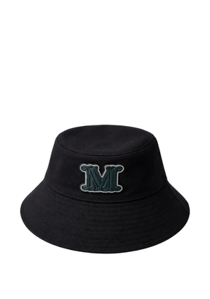 Max Mara logo-appliqué bucket hat - Black