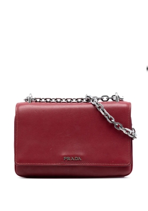 Prada Pre-Owned 2000-2025 Soft Calf Chain crossbody bag - Red