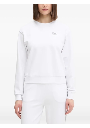 Ea7 Emporio Armani logo-print tracksuit set - White