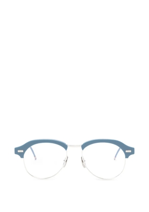Thom Browne Eyewear round-frame glasses - Blue