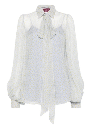 Gucci printed silk shirt - Grey