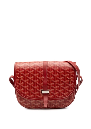 Goyard Pre-Owned 2018-2025 Goyardine Belvedere II PM crossbody bag - Red