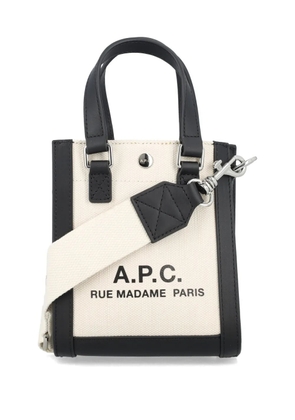 A.P.C. mini Camille 2.0 canvas tote bag - Neutrals