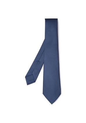 Kiton point-tip tie - Blue