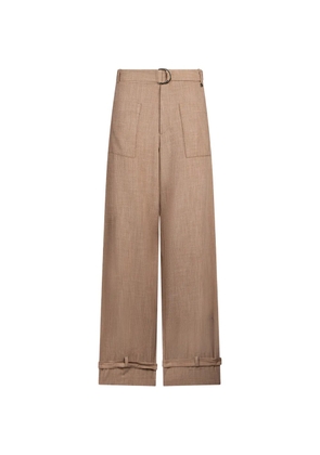 LIU JO belted trousers - Neutrals