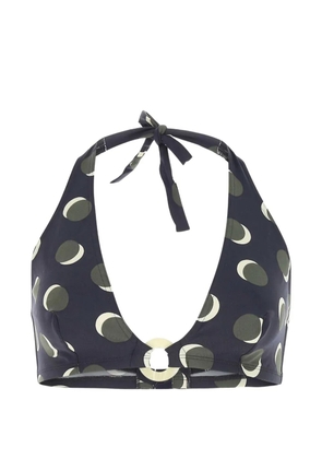 ERES printed bikini top - Blue