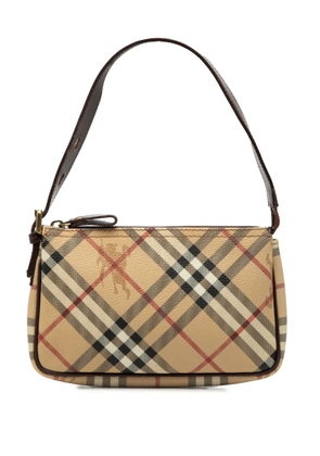 Burberry Pre-Owned 2000-2017 Haymarket Check Coated Canvas shoulder bag - Neutrals