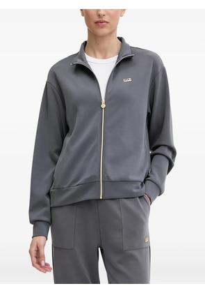 Ea7 Emporio Armani zip sweatshirt - Grey