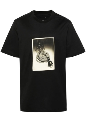 OAMC photograph-print cotton T-shirt - Black