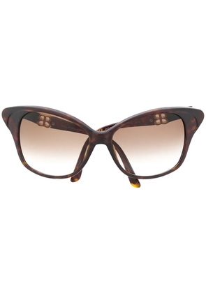 Balenciaga Eyewear BB logo sunglasses - Brown