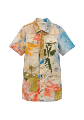 Ulla Johnson Painters pocket mini dress - Neutrals