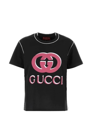 Gucci Interlocking G-logo T-shirt - Black
