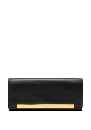 Saint Laurent Pre-Owned 2013-2025 Smooth Calfskin Lutetia Flap clutch bag - Black