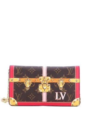 Louis Vuitton Pre-Owned Weekend Pochette Limited Edition Summer Trunks Monogram Canvas clutch bag - Brown