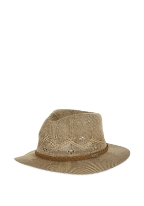 Barbour Flowerdale trilby hat - Neutrals