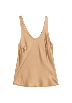 DIXIE V-neck top - Neutrals