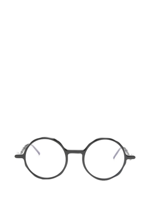 Kuboraum round-frame glasses - Black
