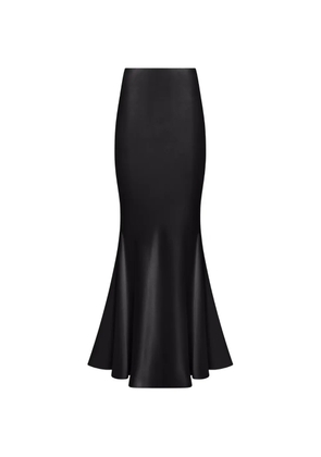 ALEXIA & ANTONIA bias-cut maxi skirt - Black